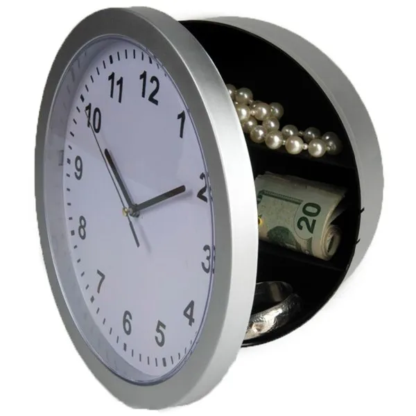 

Wall Clock Hidden Secret Safe Box for Cash Money Jewelry Storage Security Safes
