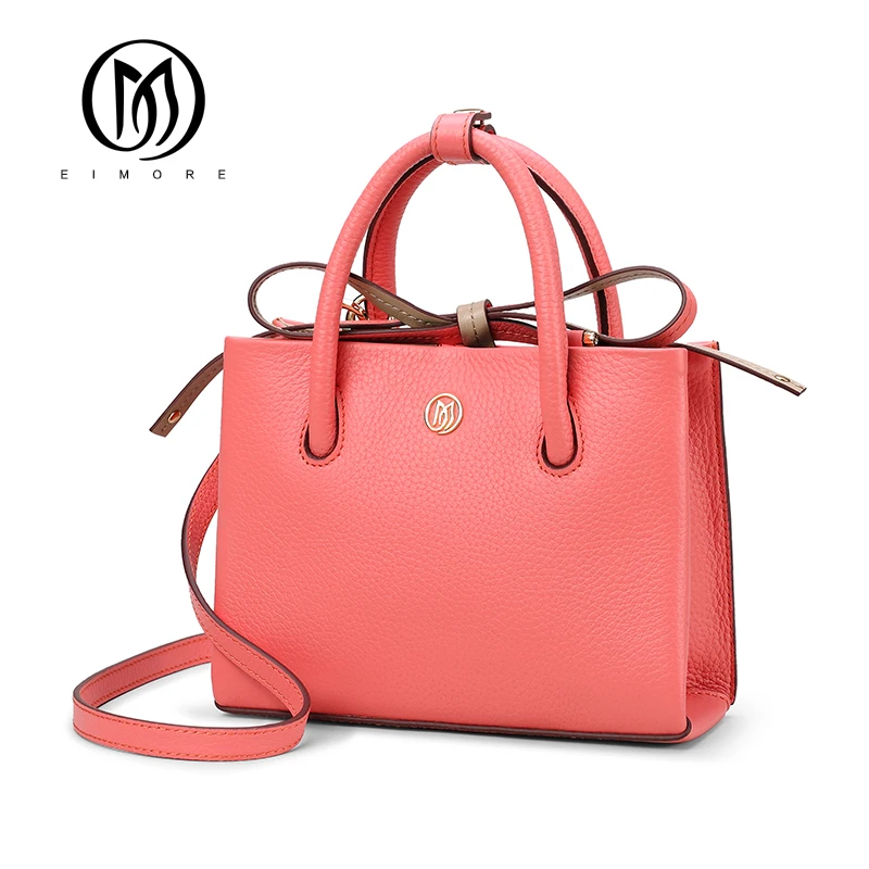 

EIMORE New Arrival Women Handbag Genuine Leather Casual Tote Female Luxury Designer Shoulder Bags Famous Brand Bags for Women