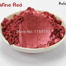 Красное вино красящий пигментный порошок, перламутровый эффект порошок, макияж самодельные тени для век порошок, мыло красящая пудра