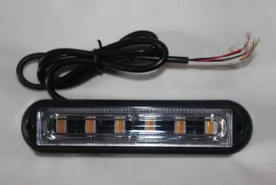 6w 18mode 12V 24V 6 LED side marker external Emergency