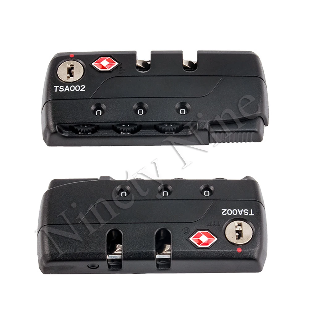 

2Pcs TSA 002 Secure Luggage Combination Lock Bag Code Lock Padlock TSA12083