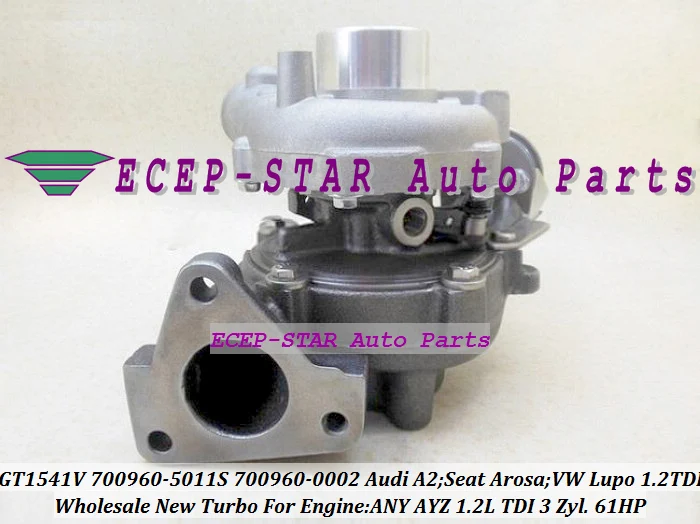 GT1541V 700960-5011S 700960 045145701E Turbo For Audi A2 Seat Arosa Volkswagen Lupo 1.2 TDI 1.2L ANY AYZ 3 Zyl. 61HP (1)