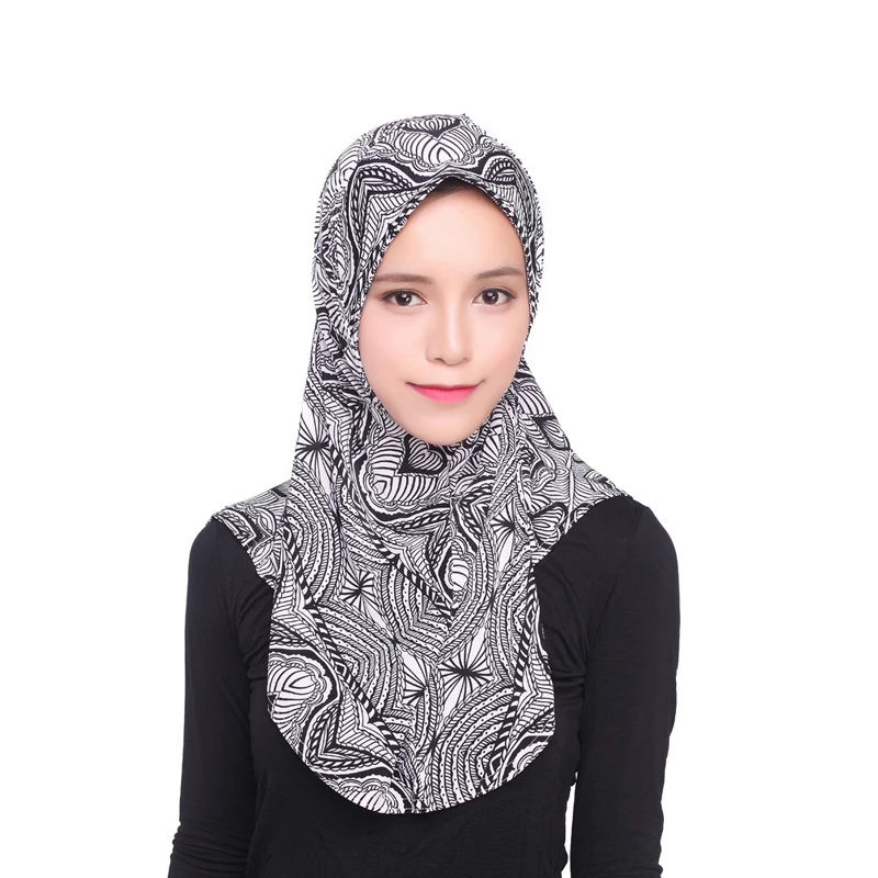 

Arab Vintage Hijabs Muslim Womens Polyamide Hijab Cap