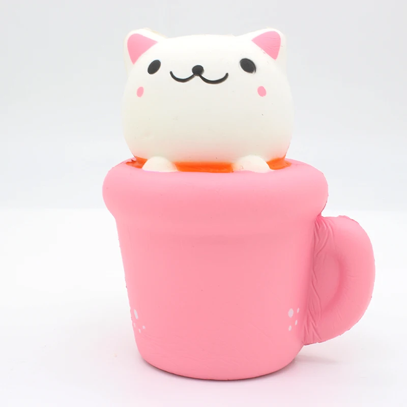 

Cute Kawaii Soft Squishy Cap Cat Doll Slow Rising Soft Pinch Stress Reliever Kid Toy Phone Charm Stress Reliever Decor Kids Gift