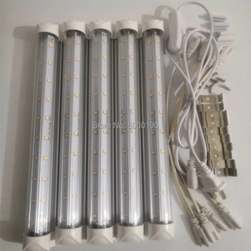 5 шт./лот T8led лампа для выращивания трубок samsung LM301B SK 3000K & 660nm полный спектр растений