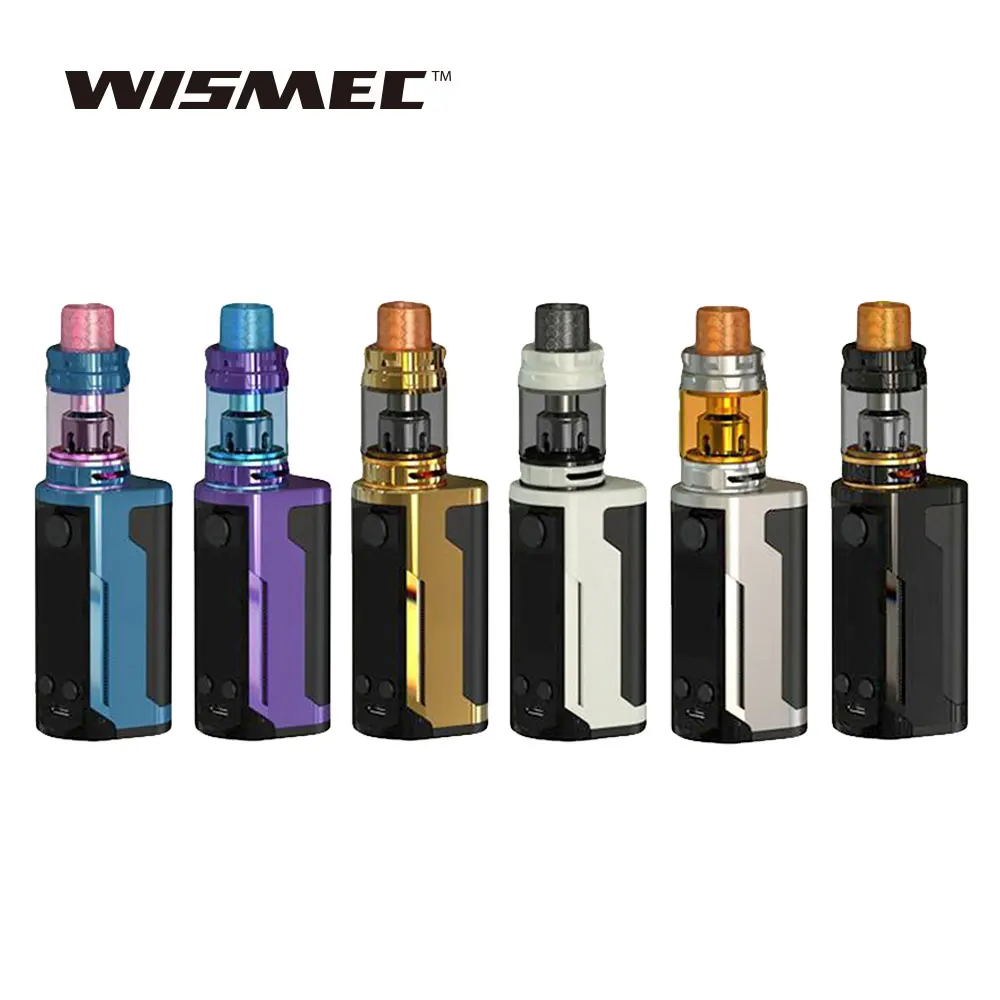 

Original WISMEC Reuleaux RX GEN3 Dual 230W Kit with 5.8ml Gnome King Tank & WM Coils for Huge Vapor Ecig Vape Kit No Battery