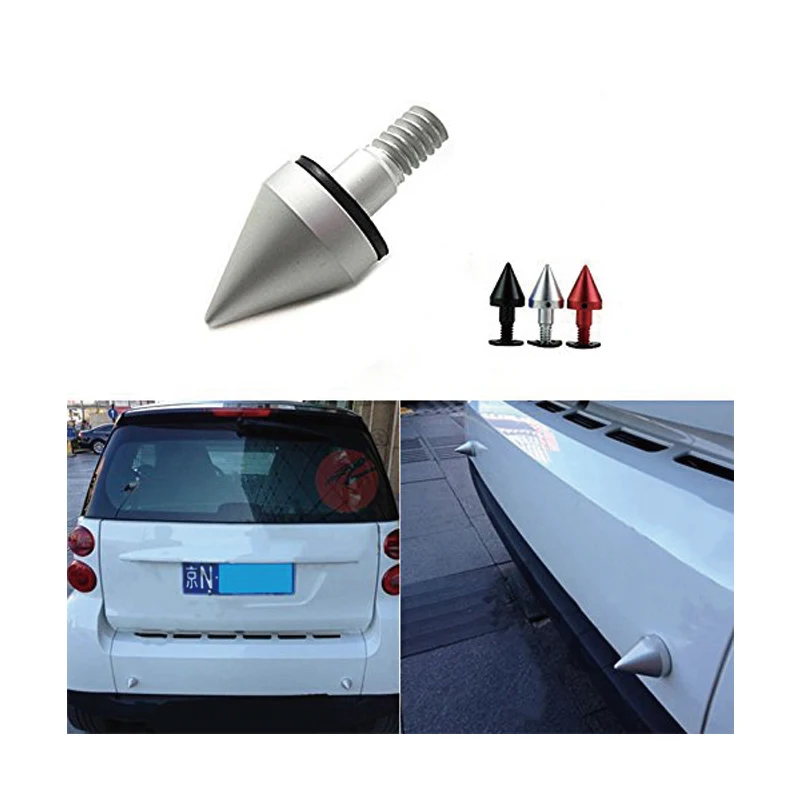 COGEEK 1Pair Car Styling Rear Bumper Spikes Guards Protector Collision