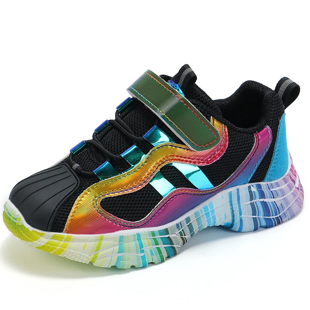 ULKNN Official Store Onlineshop für kleine Bestellungen Großhandel 2018 Neue Kinder Schuhe Jungen Turnschuhe Mädchen Sportschuhe Größe 25 36 Kind Freizeit Trainer Beiläufige Breathable Kinder Laufschuhe Von