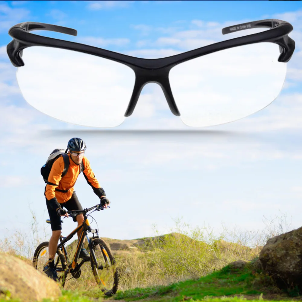

New Sport Outdoor Riding Cycling Uv400 Protection Sunglasses Transparent Newest