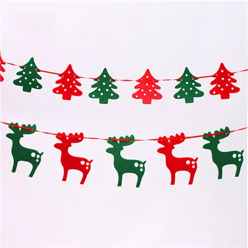 christmas reindeer christmas tree 19 meters felt cloth elk pull flag bunting decoration christmas gifts and decorations banners in christmas from home - Christmas Reindeer Decorations christmas reindeer christmas tree 19 meters felt cloth elk pull flag bunting decoration christmas gifts and decorations banners in christmas from home - Christmas Reindeer Decorations