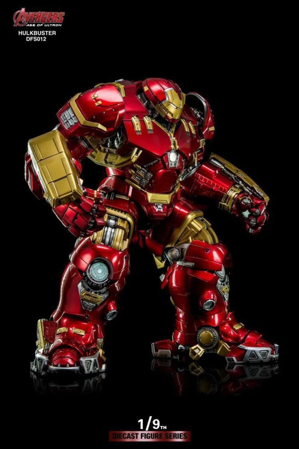 King Arts 1/9 Movie Series Iron Man 1/9 DFS012 Avengers 2MK44 Hulkbuster Diecast Figure Toy