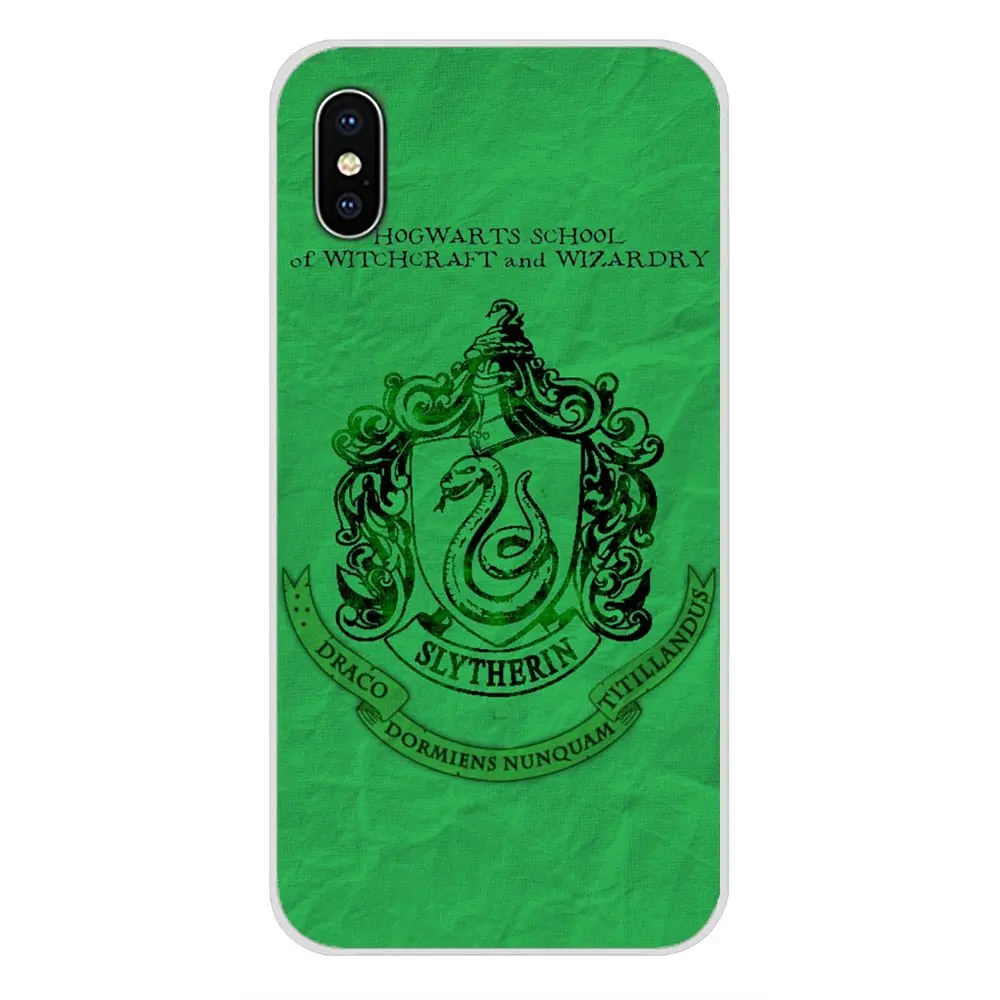 For Apple iPhone X XR XS MAX 4 4S 5 5S 5C SE 6 6S 7 8 Plus ipod touch 5 6 Slytherin Necktie Style Accessories Phone Cases Covers - Color: images 4