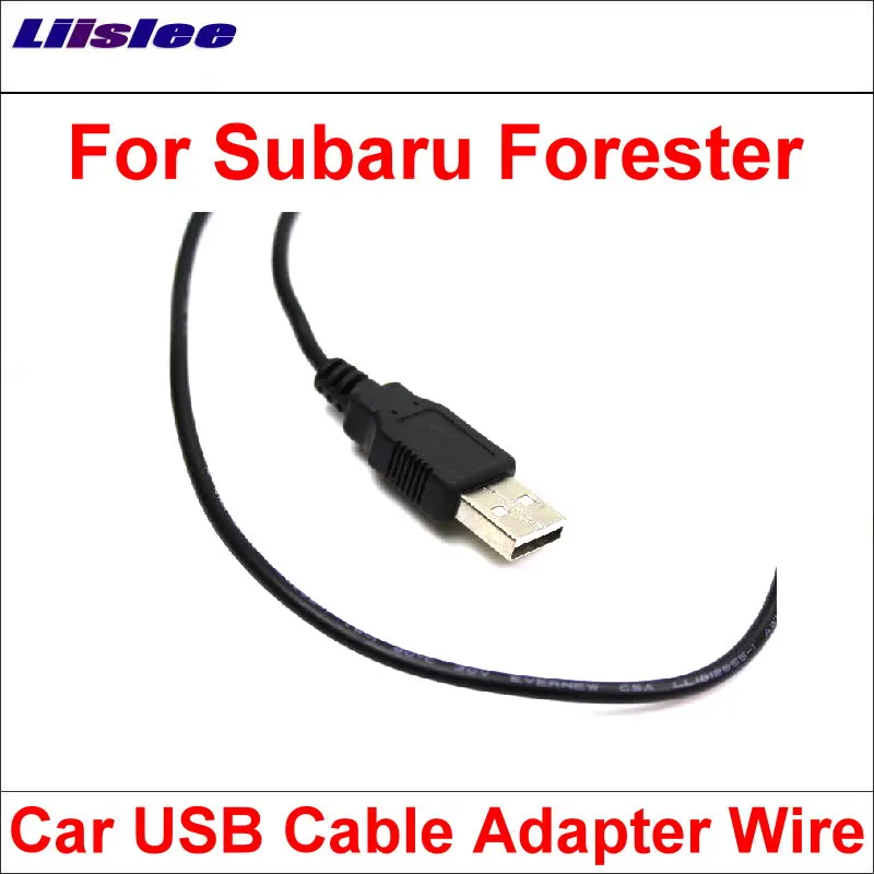 Оригинальные вилки к USB адаптер Conector для Subaru Forester Автомобильное CD-радио аудио медиа кабель провод данных