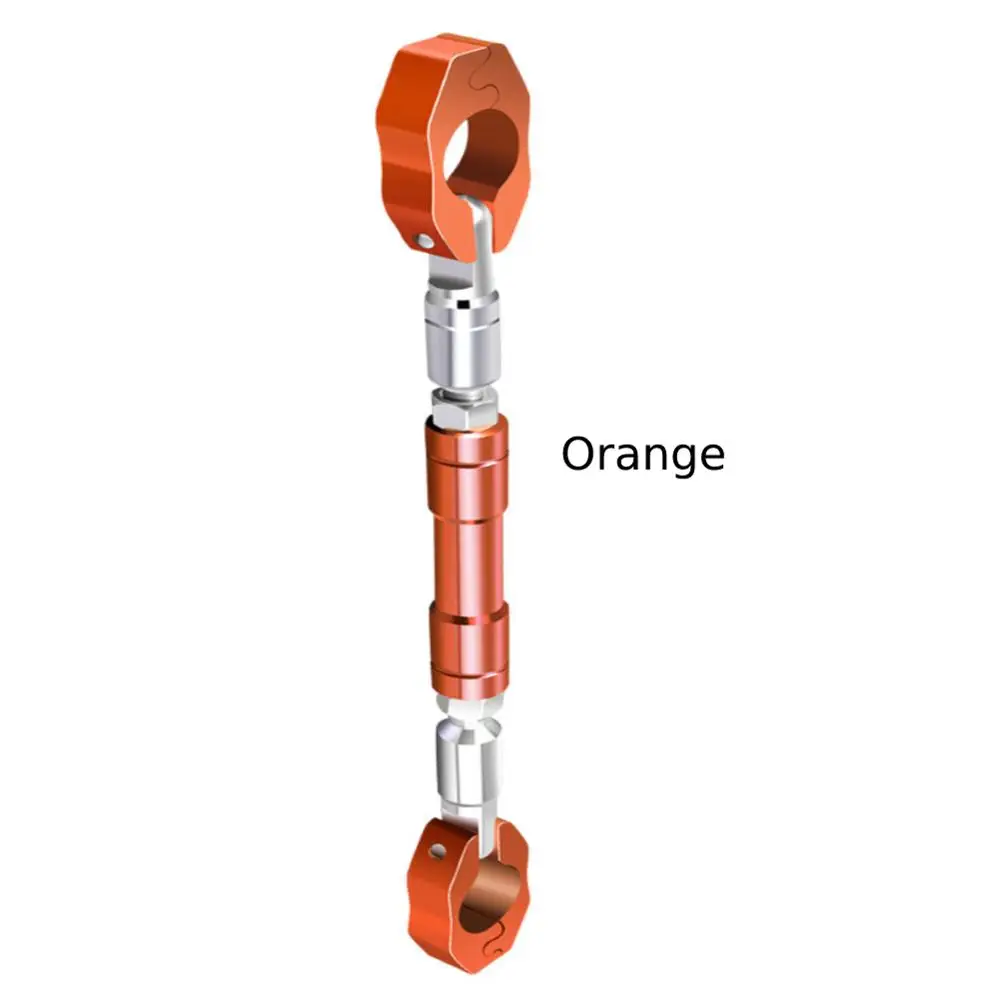 Adeeing 22 мм руль мотоцикла мотоциклетные ручки руль Универсальный руль усиленный алюминиевый сплав Скоба r15 - Цвет: Оранжевый