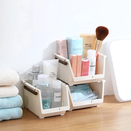 

Mini Cosmetics Storage Box Makeup Brush Finishing Box Desktop Jewelry Skincare Dispensing Dressing Box