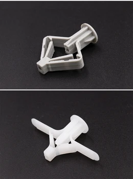 

10PCS 304 Stainless Steel Countersunk Head Self Tapping Screws, 8*50 Butterfly Series Plastic Aircraft Expansion Pipe Curtain