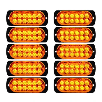 

10pcs Working Light Urgent Transparent Lens Accessories Replacement Car