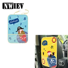 NWIEV детский коврик для защиты спинки сиденья Водонепроницаемый чехол для Ford Focus 2 3 VW Passat B6 B5 B7 B8 Kia Rio Ceed Sportage