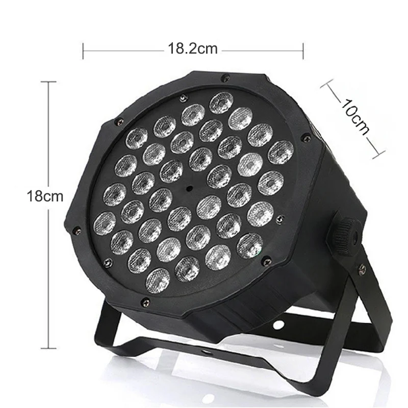 

Newly 36 LED Par Lights Stage Lighting Remote DMX Control RGB Lights for Party Wedding Club Show XSD88