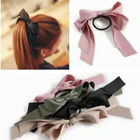 Новинка; лента с бантом; эластичные резинки для волос; женские аксессуары для волос; головная повязка для девочек; 2 шт./лот - изображение