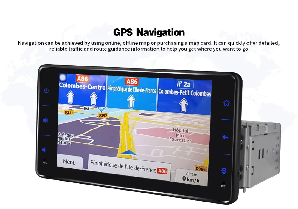 Flash Deal ARKRIGHT 6.2" 1din 4GB 32GB SC9853 Octa Core Universal Car Radio Audio Stereo GPS Navigation Carplay Head Unit Multimedia Player 7