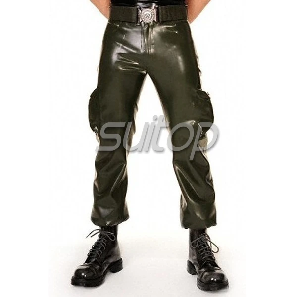 

latex uniform wear pants