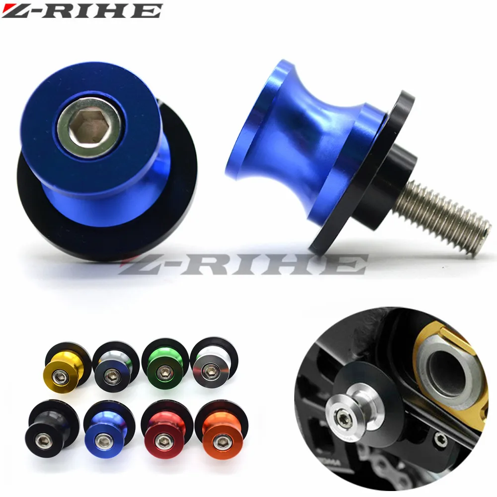 8mm Motorcycle CNC Swingarm Slider Spools stand screws For SUZUKI B-KING 1300 DL650 DL1000 V-Strom TL1000R/TL1000S GSR 600 750