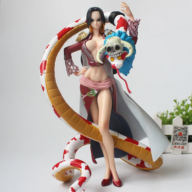 

Anime One Piece Boa Hancock & Snake Salome PVC Action Figure collection Model Toys 22cm