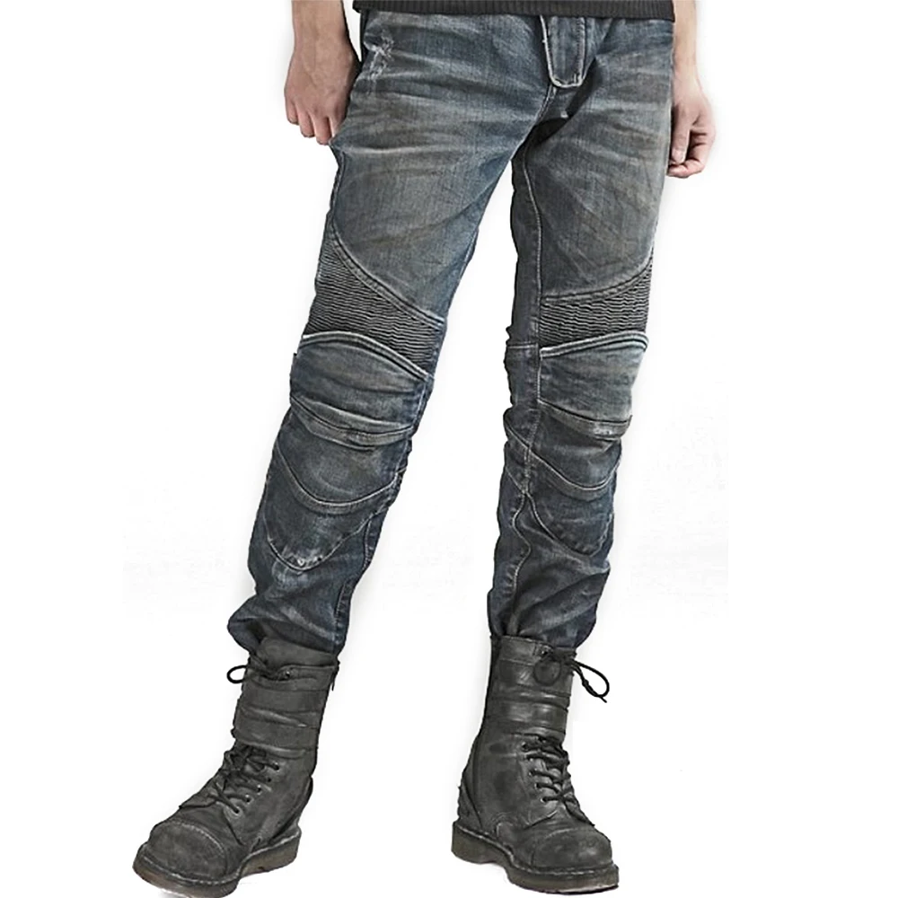 

Motorcycle Pants Men Motorsiklet Jeans Protective Gear Riding Motorbike Trousers Motocross Pants Pantalon Moto Denim Pants