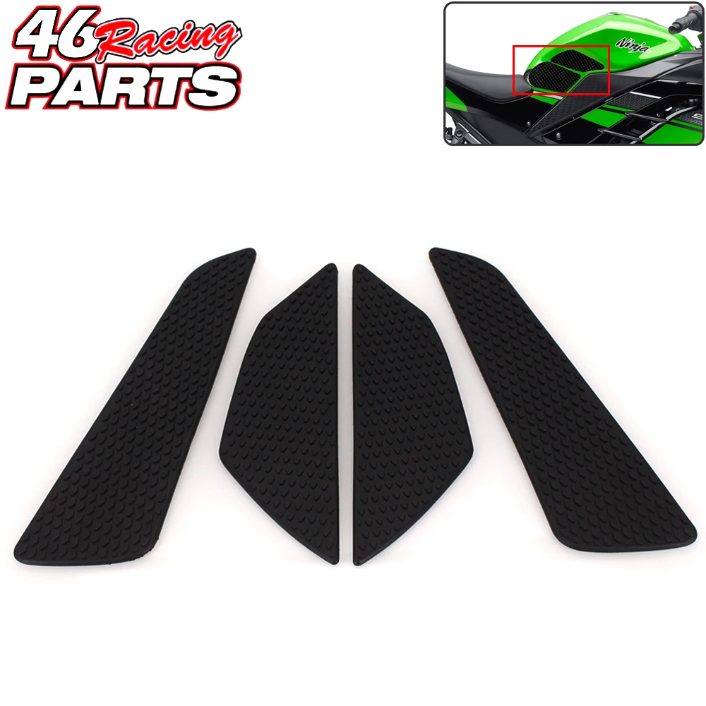 

Universal Motorcycle tank pad/grips protector sticker For Kawasaki Ninja ER5/ZX10R/ZX9R/ZX6R klx250 Vulcan s/Versys 650/1000