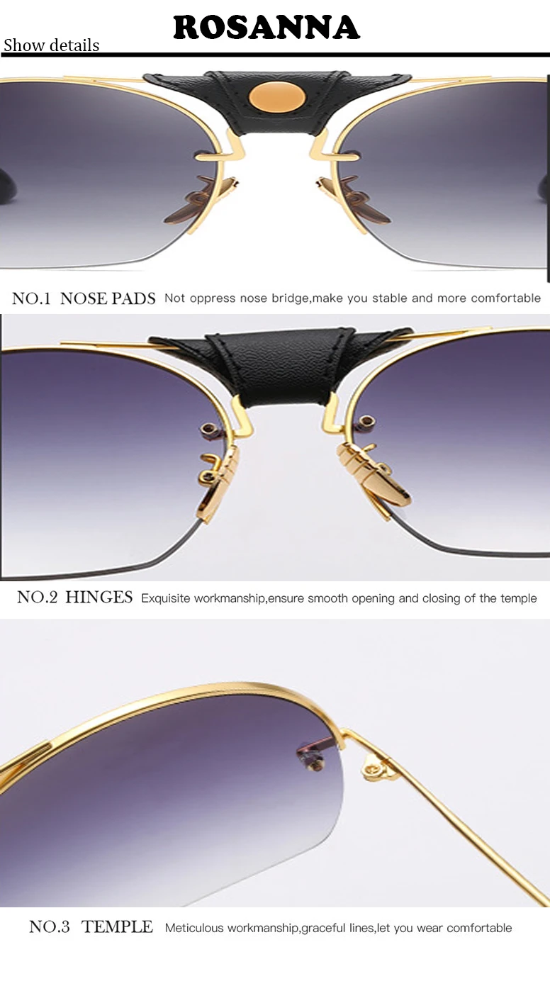 Классические градиентные женские солнцезащитные очки в полуоправе, фирменный дизайн, без оправы, круглая оправа, прозрачный градиентный цвет, солнцезащитные очки, женские оттенки