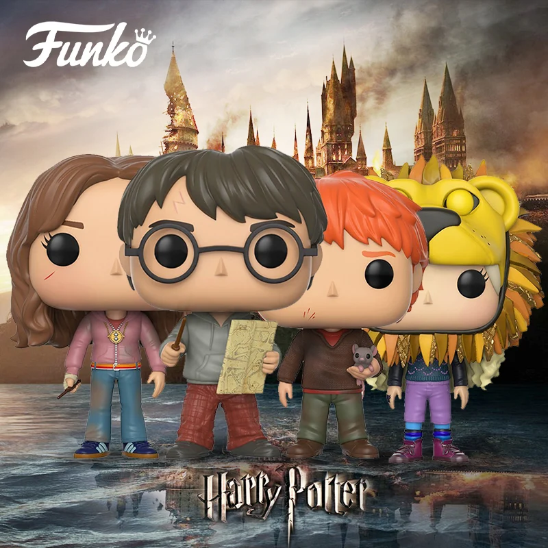 Официальный FUNKO POP Гарри Поттер-Луна, Гермиона, Рон, Джинни, Питер Виниловая фигурка Коллекционная модель игрушки с оригинальной коробкой