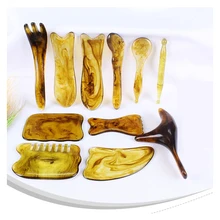 Смола пчелиный воск Гуа-Ша массаж выскабливание лица спины шеи массажер Массажная подушка для лечения иглоукалыванием гребень здоровья свободный антицеллюлитный