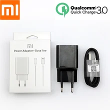 Xiaomi Mi8 Fast Charger 12v1.5a/9v2a/5v2a 18W Original EU Charger adapter For Mi a2 plus 8 6 6x mi 9 9 se mi mi x 3 Type C Cable