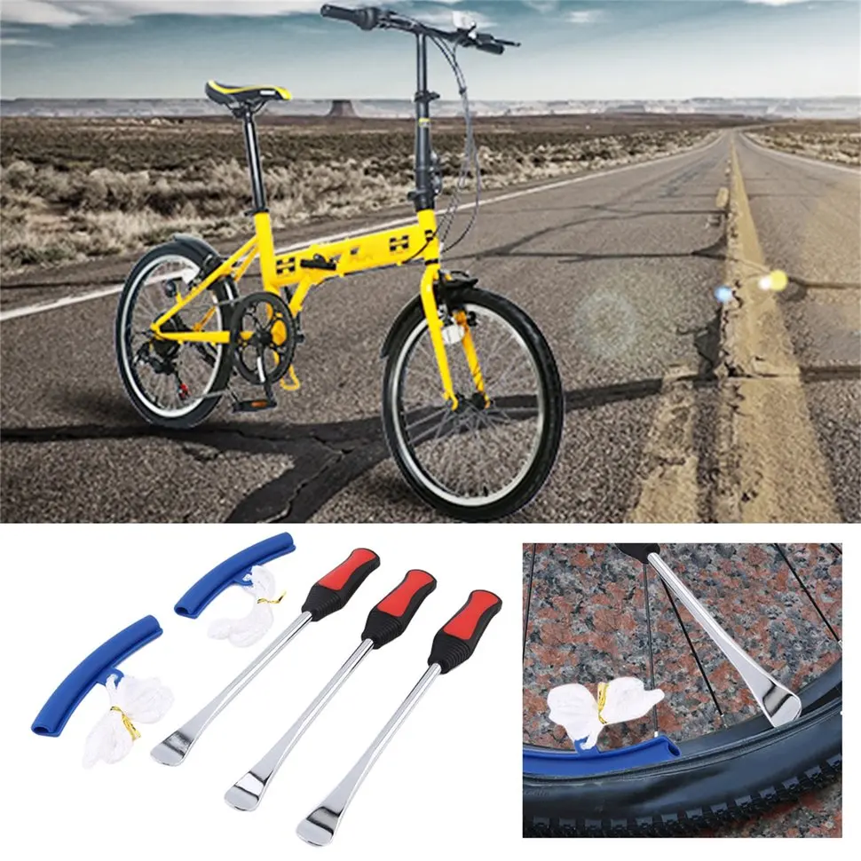 3Pcs/Set Bike Motorcycle Tire Iron Changing Rim Protector Tool Combo