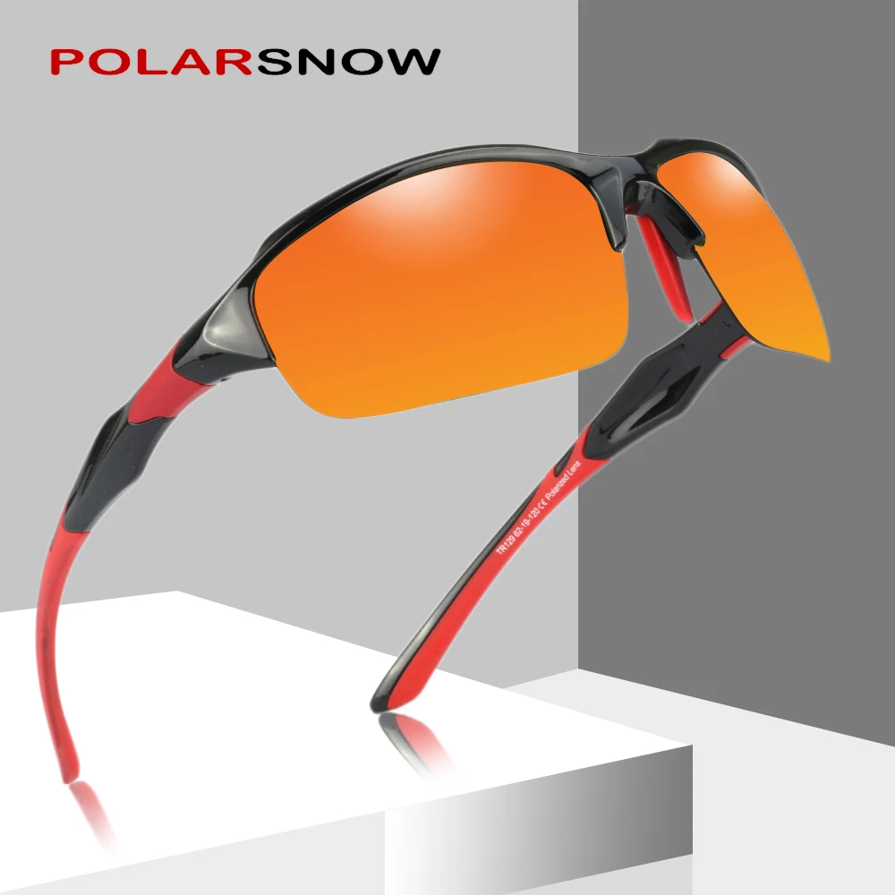 

POLARSNOW Brand Polarized Sunglasses Men Women Fishing Driving Sun glasses Brand Designer Frame