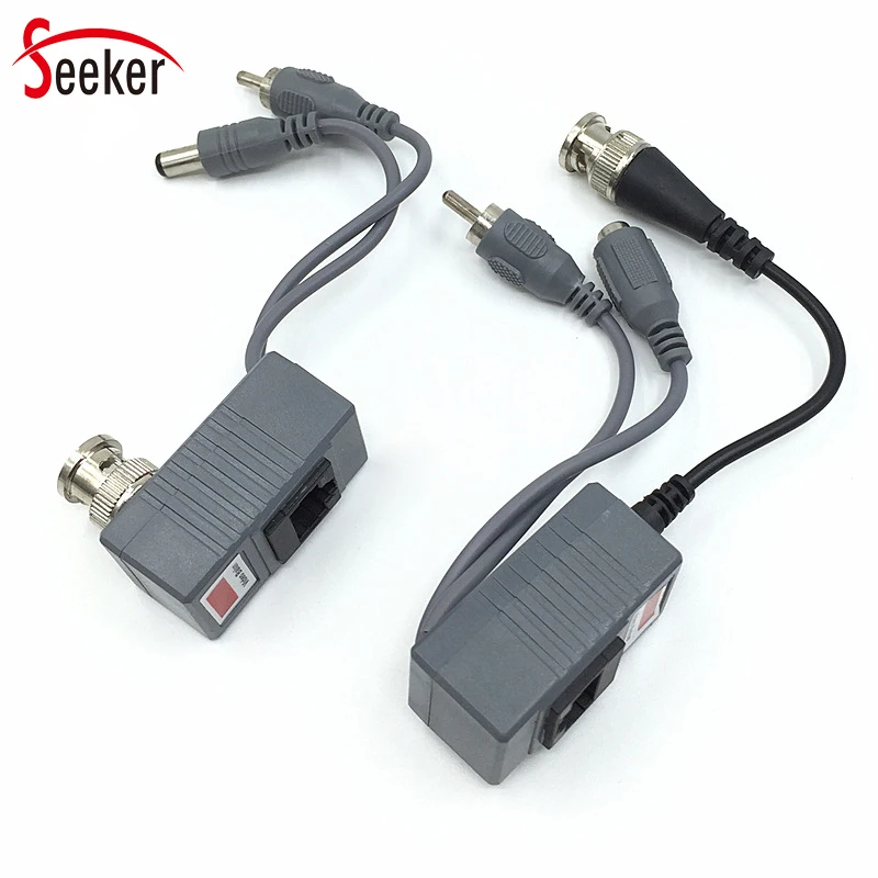 2pcs/1 pair CCTV Security Parts Poe Power Video Audio 3 in 1 power video 2 in 1 Passive Transceiver Video Balun Coax Rj45 Balun 2pcs/1 pair CCTV Security Parts Poe Power Video Audio 3 in 1 power video 2 in 1 Passive Transceiver Video Balun Coax Rj45 Balun