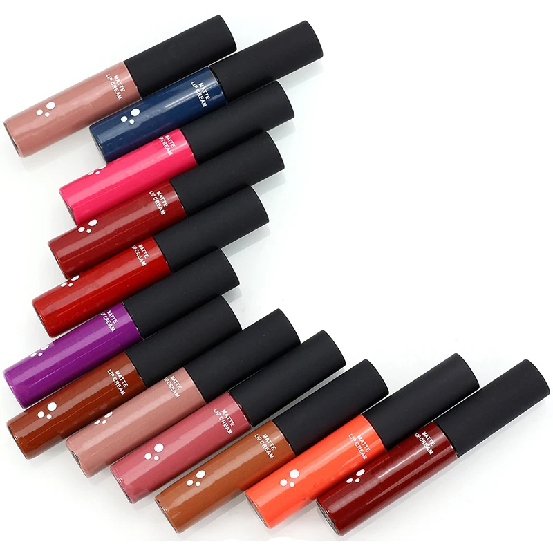Buy 12 Colors Tint Liquid Matte Lipstick Kiss Proof