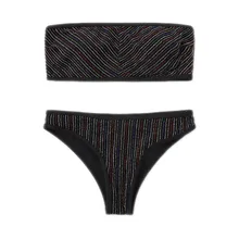 Высокое качество, модное женское сексуальное нижнее белье, пижама с принтом, топ-труба, Раздельный костюм, толстый пляжный костюм, костюм из двух предметов