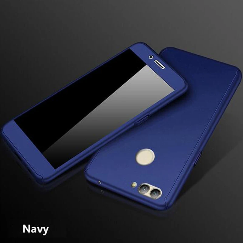 

360 Full Cover Protection Case On Honor 7a Pro Cover For Huawei Honor 7A Pro AUM-L29 Phone Case With Tempered Glass On Honor 7a