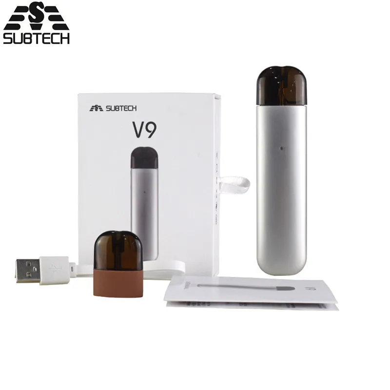 Electronic Cigarette vape pod V9 start kit rechargeable