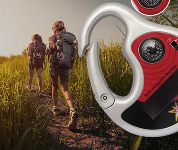 

2017 New Solar Powered Mosquito Insect Repeller Eco-Friendly Non-Toxic Super Power Mosquito Killer Pest Control With Compass