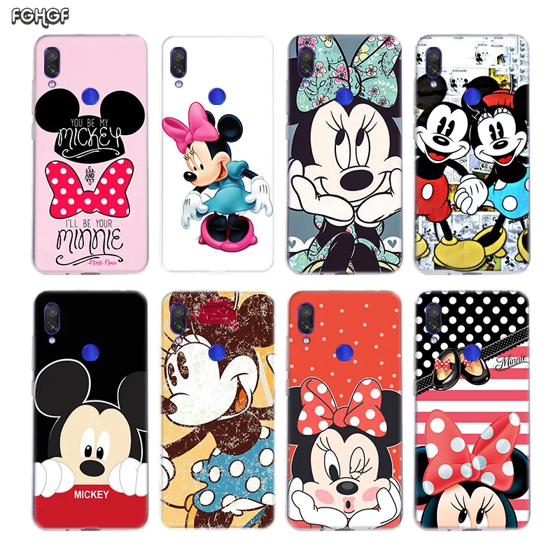 

Minnie Mouse Girls Cute Silicone Case For Xiaomi Redmi Y3 S2 Y2 Note 7 6 5 Pro 4 4X 5A 6A Pocophone F1 Mi 8 A2 lite 9 A1 Cover