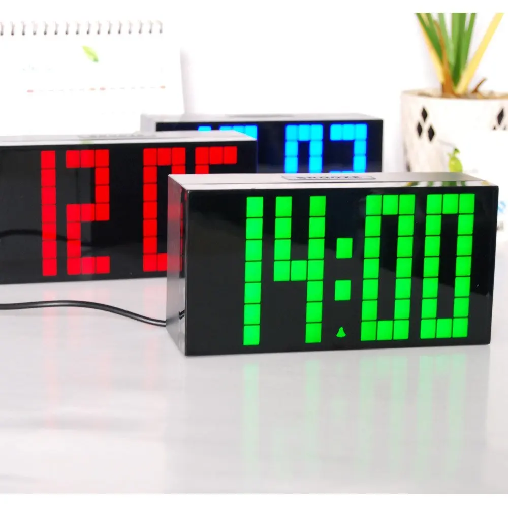 

Lagre Big Jumbo Digital Display Thermometer Countdown Clock Desktop Electronic Clock Model Designs