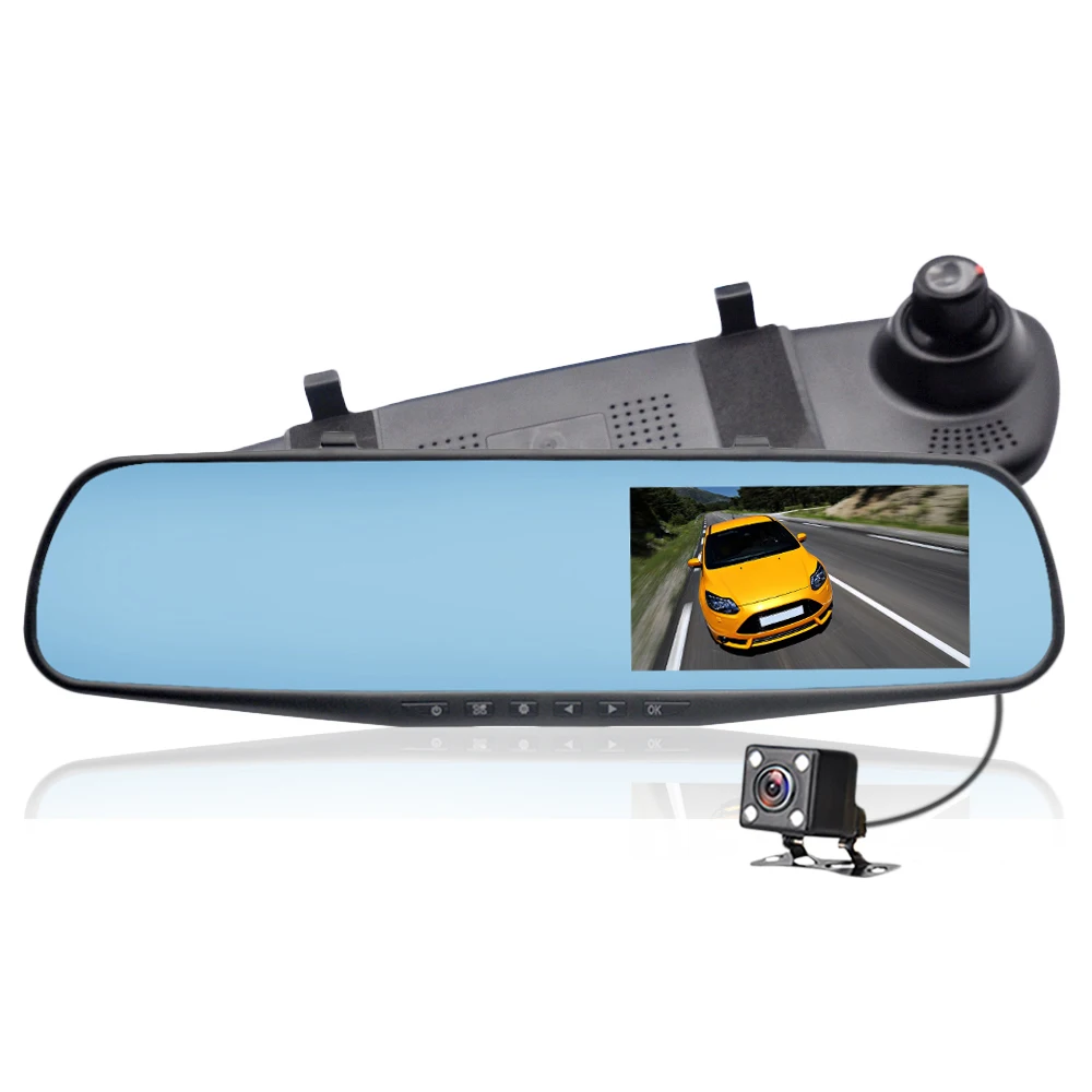 

Original Portable Dual Lens Car Camera 1080P Vehicle Blackbox Night Vision Dash Cam Gravity Sensor Car DVR Detector Tachograph