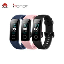 Huawei Honor Band 4 стандартная версия Смарт-браслет Цветной 0,95 дюймовый Браслет Сенсорный экран для плавания пульсометр для сна