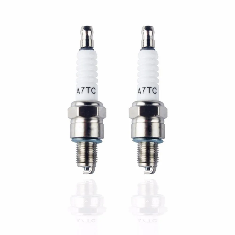 Metal Spark Plug A7TC 10mm for GY6 50cc 70cc 90cc 125cc 150cc Scooter ATV Quads Go Kart Dirt Bike Moped QMI157 QMI152 QMJ Metal Spark Plug A7TC 10mm for GY6 50cc 70cc 90cc 125cc 150cc Scooter ATV Quads Go Kart Dirt Bike Moped QMI157 QMI152 QMJ