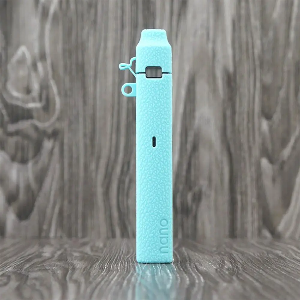 Чехол с текстурой кожи для NanoSTIX vape, набор устройств, силиконовый чехол, гелевый Чехол, Nano STIX, NanoNIC Pod - Цвет: Tiffany blue