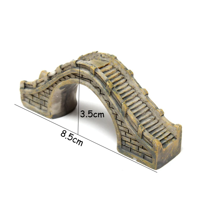 BAIUFOR каменный мост фигурки мини смолы ремесла Сказочный Сад миниатюры DIY Террариум/суккуленты/микро ландшафтное украшение - Цвет: MLAN078