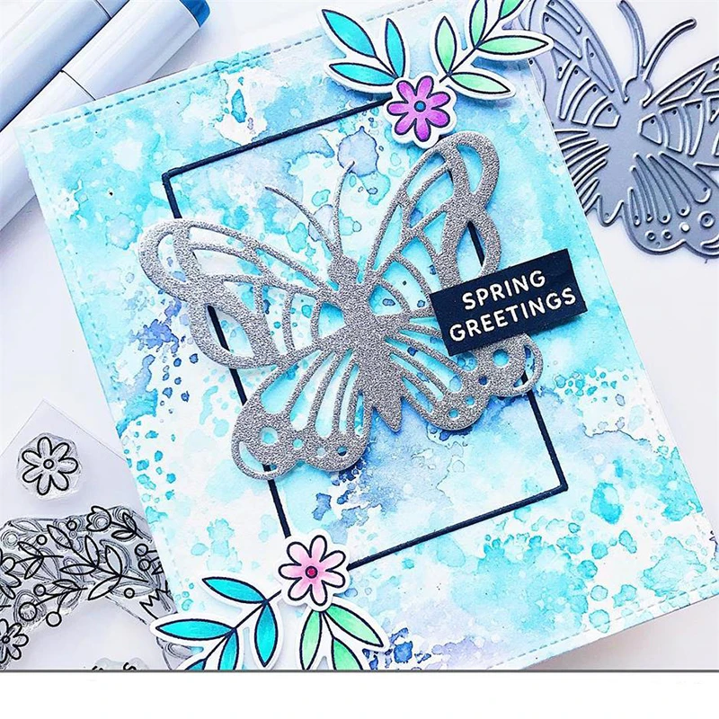 

JC Metal Cutting Dies for Scrapbooking Large Butterfly 2019 Cut Die Craft Stencil Diy Folder Paper Card Making Model Decoration